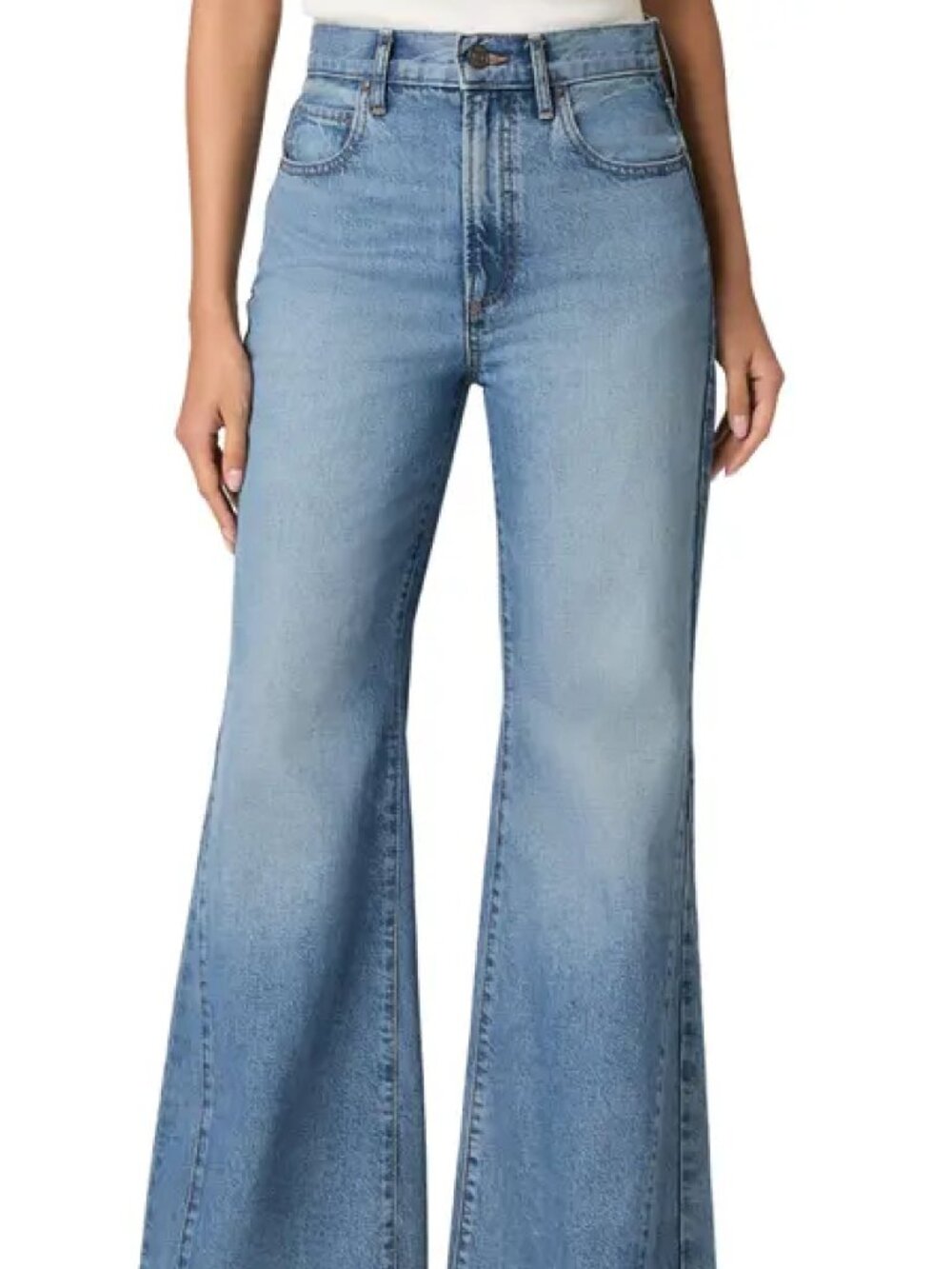 Rolla’s Eastcoast Flare Jean Light Wash
